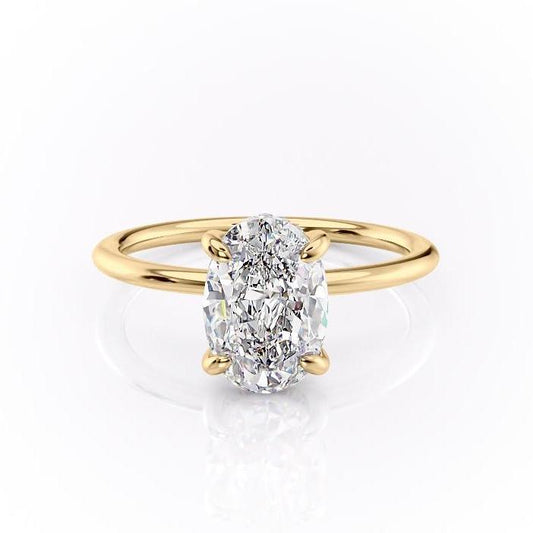 Oval Cut Engagement Ring – Luxyhub