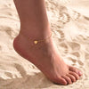 Gold Heart Chain Anklet