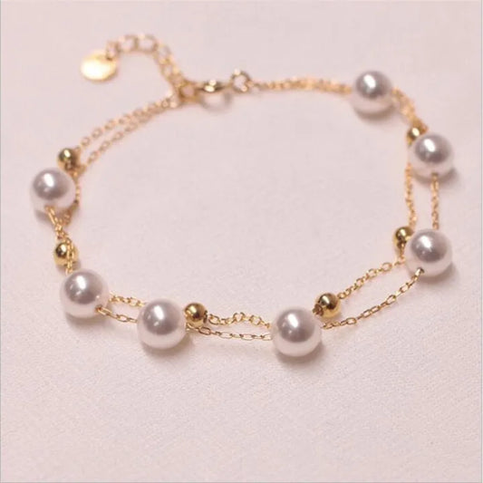 Pearl & Link Bracelets