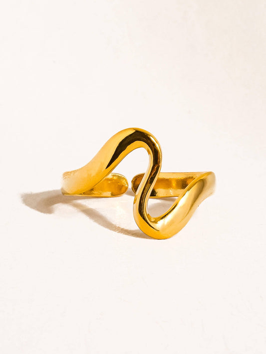 Arther 18K Gold Abstract Ring