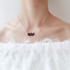 Black Swan Pendant Set