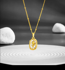 Roselle Rose Necklace