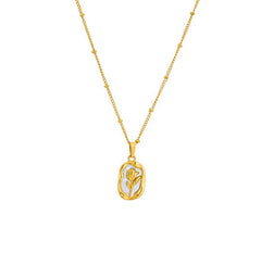 Roselle Rose Necklace