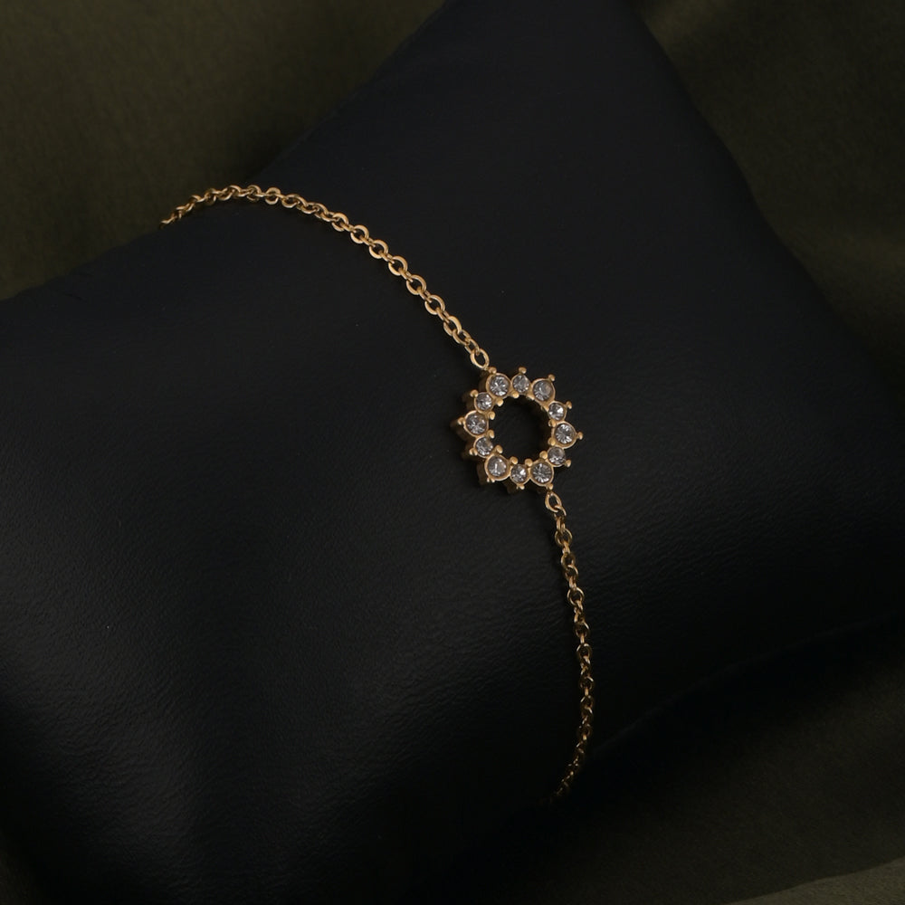 Celestial Halo Gold Bracelet