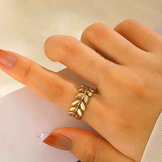 Gold Plated  Adjustable Finger Ring