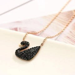 BLACK SWAN NECKLACE