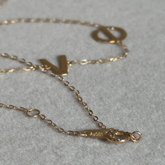 Gold Simple LOVE Letter Necklace