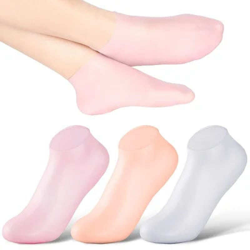 Moisturising Silicone Socks For Dry Cracked Heels