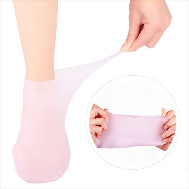 Moisturising Silicone Socks For Dry Cracked Heels