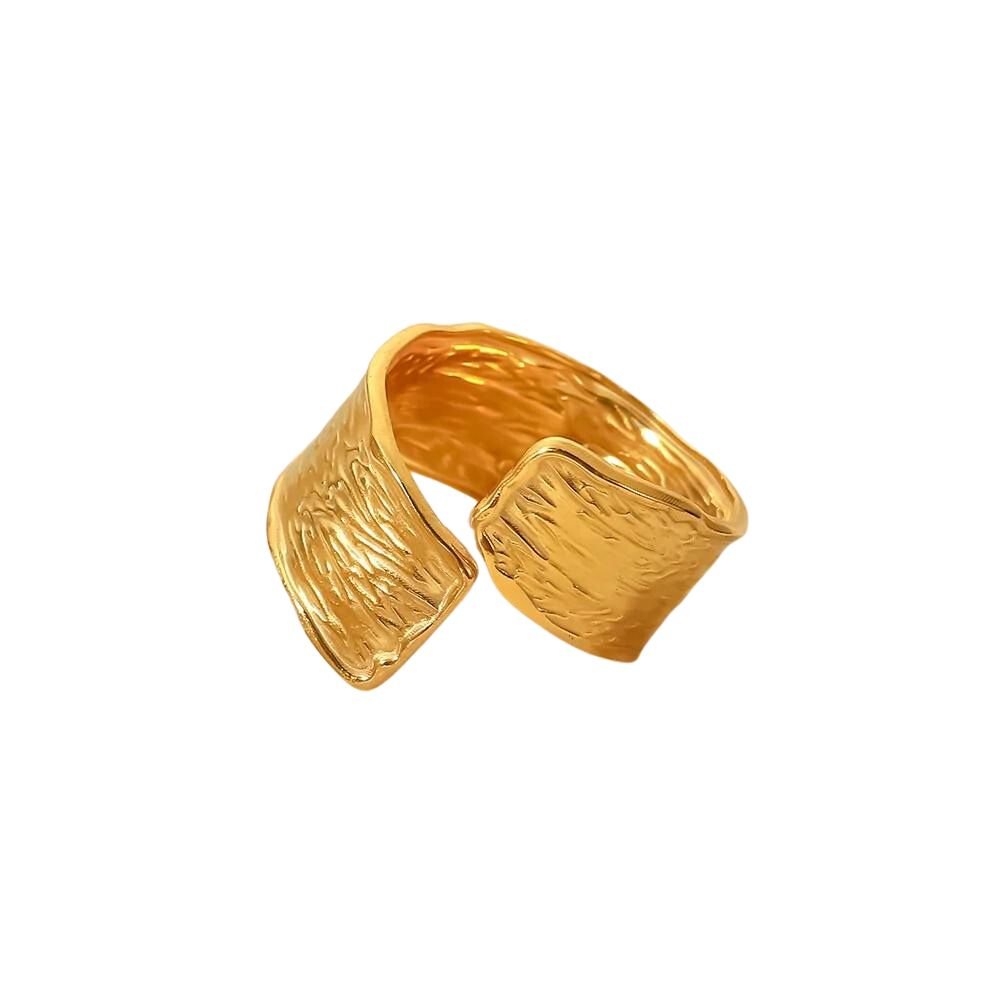 Luxy Texture Wide Band Ring