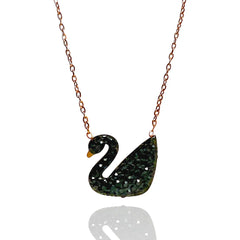 BLACK SWAN NECKLACE