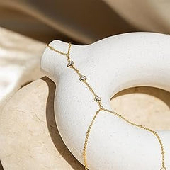 18k Finger Link Jewelry for Women