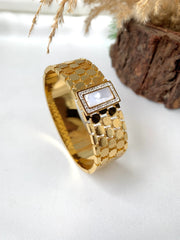 Fernanda Gold-Plated Stainless Steel Bracelet – Waterproof Luxury Jewelry