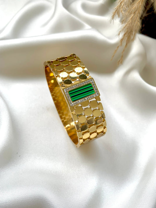 Fernanda Gold-Plated Stainless Steel Bracelet – Waterproof Luxury Jewelry