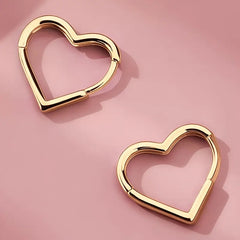 Open Heart Earring