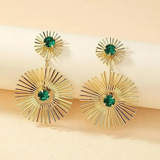 Gold Knot Hoop Earrings