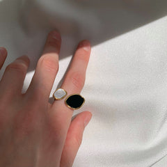 Stainless Steel Shell Ring – Handmade Luxury Jewelry