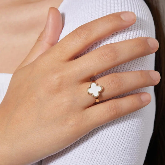 Black Clover Adjustable Ring