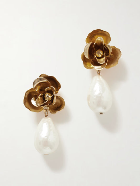 Vintage Flower Earrings