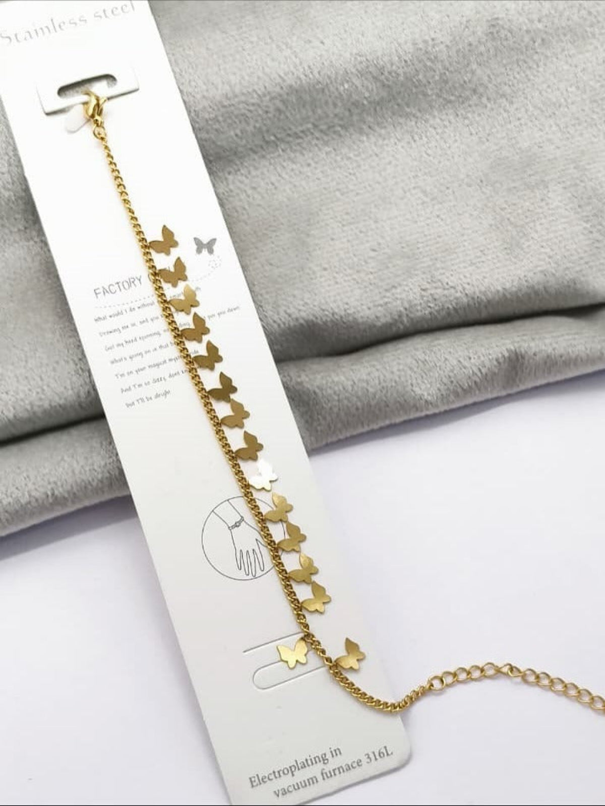 Butterfly Bracelet – Elegant Gold Charm | LuxyHub