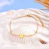 Gold Heart Chain Anklet