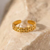 Gold Braided Ring