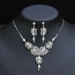 Luxury Vintage Bridal Jewelry Set | Necklace & Earrings – LuxyHub