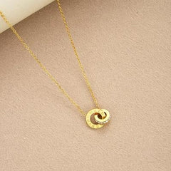 Roman Numeral Stainless Steel Necklace